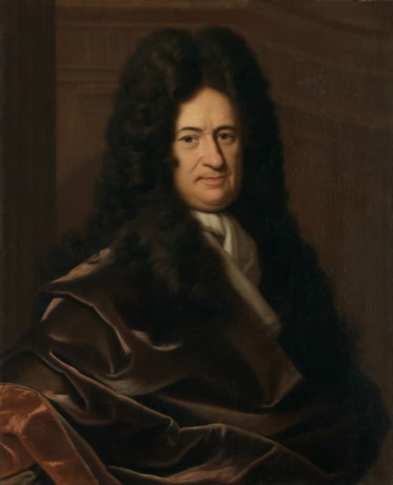 Portrait of Gottfried Wilhelm Leibniz (whose Principle of Sufficient Reason Heidegger airs)